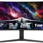 Samsung 57" Odyssey Neo G9 G95NC Dual 4K UHD 1000R Curved Gaming Monitor 240Hz 1ms with DisplayPort 2.1 Quantum Min (New)