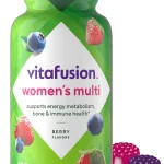 Vitafusion Women's Multivitamin Gummy Yummy Berry Flavor 150 Gummies with Biotin Calcium Zinc Vitamins A B C (New)