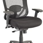 Tempur-Pedic TP7000 Mesh Back Fabric Task Chair with Lumbar Support Coal Height-Adjustable Arms Synchro-Tilt Mechanis (New)