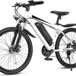 Loeook Electric Bike for Adults 26&quot Ebike with 1000W Peak Motor 20MPH 50Miles Electric Mountain Bike with 48V Removable (New)
