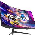 Sceptre 30-inch Curved Gaming Monitor 21:9 2560x1080 Ultra Wide/ Slim HDMI DisplayPort up to 200Hz Build-in Speakers Meta (New)