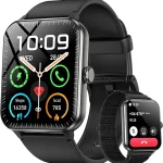 Blackview 2026 Smart Watch Answer/Make Calls Fitness Watch for Men and Women with Heart Rate/SpO2/Sleep Monitor/2 Strap (New)