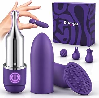 71vqTV1-fsL._AC_UL320_ Mini Bullet Kit with 5 Attachments Clitoral s Toys Next Gen With 10 Powerful Vibration Mo (New) - Image 1
