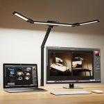Honeywell HJ3B Sunturalux LED Clamp Desk Lamp for Computer Architect Eye-Caring CRI≥92 4 color temps 3000K-5700K step (New)