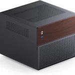 JONSBO N4 Black NAS Pc Case Walnut Wood 8-Drive Bay/6 * 35 &quotHDD 4 hot-swap2 Non hot-swap2 * 25SSDMicro ATX Chassi (New)