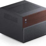 JONSBO N4 Black NAS Pc Case Walnut Wood 8-Drive Bay/6 * 35 &quotHDD 4 hot-swap2 Non hot-swap2 * 25SSDMicro ATX Chassi (New)