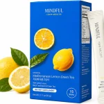 FOODOLOGY Korean Detox Lemon Green Tea with Potassium Refreshing Drink Mix for Puffy Mornings &amp After Salty Meals with (New)