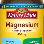 Nature Made Magnesium Oxide Extra Strength 400 mg 110 Softgels Magnesium Supplements for Men and Women Support for Mus (New)