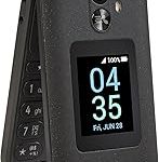 TCL Flip 3 T435S 4G LTE Flip Phone for VERIZON and GSM Unlocked 16GB Dual Displays 3.2" Internal 1.77" External (New)