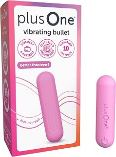 71wqv5pADBL._AC_UL320_ plusOne Bullet for Women Silicone Mini Light Pink Toy Personal Massager with 10 vibration setti (New) - Image 1