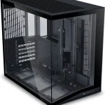 Lian Li O11D Mini V2 Compact ATX Mid-Tower PC Case Black No Fans Panoramic ATX case with pillar-free glass ventilated (New)