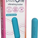 plusOne Bullet for Women Mini Body-Safe Silicone Teal Toy Personal Massager with 10 vibration (New)
