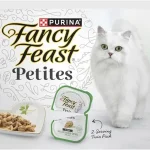 Purina Fancy Feast Petites Gravy Wet Cat Food Variety Pack 28 oz 24-Pack 48 single servings made with Chicken or Fis (New)