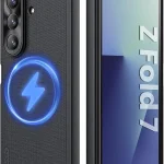 Nillkin Samsung Galaxy Z Fold 7 Magnetic Case with Hinge Protection Front Cover Slim Compatible with Magsafe Frosted Sh (New)