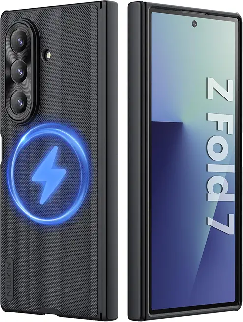 71yoW0SwI-L._AC_UY654_FMwebp_QL65_ Nillkin Samsung Galaxy Z Fold 7 Magnetic Case with Hinge Protection Front Cover Slim Compatible with Magsafe Frosted Sh (New) - Image 1