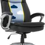 Serta Ergonomic Big and Tall Executive Office Chair Lumbar Support Leather Fairbanks Gaming Chair with Headrest 350lb (New)
