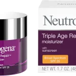Neutrogena Triple Age Repair Face Moisturizer SPF 25 17 fl oz Anti-Aging Face Cream Hexinol Technology Contains Vi (New)