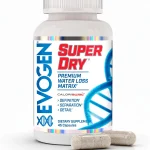 Evogen Super Dry Water Loss Matrix Bloating Relief 45 Capsules Dandelion root horsetail and juniper berry with magn (New)