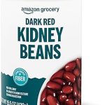 Amazon Grocery Canned Dark Red Kidney Beans 15.5 Oz (New)