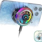 Black Shark Magnetic Phone Cooler 6 Pro Smart Display Magnetic Ring Plate Addressable RGB LEDs App-Controlled Cooling (New)
