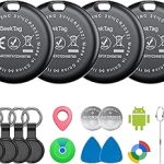 Air Tags for AndroidAir Tags-4 Pack AndroidAir Tracker Tags with 4 Case2 Year Battery LifeGoogle Apple Find Trackers (New)