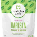 Matcha Love Green Tea Powder Packet Sweetened 8 Ounce (New)