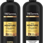 TRESemmÃ© Rich Moisture Hydrating Shampoo &amp Conditioner Set 28 oz 2 Pack Moisturizing for frizz-prone hair Restores dama (New)