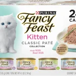 Purina Fancy Feast Wet Kitten Food Variety Pack 3 oz cans 24-Pack Oceanfish Turkey Chicken or Salmon Recipes with no (New)