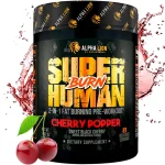 ALPHA LION Superhuman Burn   2 in 1 Metabolism Booster Pre Workout and Thermogenic Fat Burner for Men   Appetite Suppressa (New)