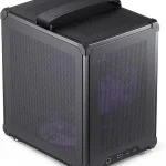 JONSBO C6 Handle Black Mini MATX Mesh CaseSimple Compact Desktop Micro ATX ChassisUpper Cover/Side Panel Tool-Free Open (New)
