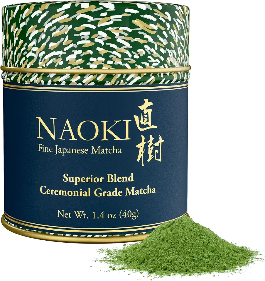 812FyEigEcL._AC_UL960_FMwebp_QL65_ Naoki Matcha Superior Blend Matcha 40g/14oz Authentic Japanese Ceremonial Grade First Harvest Matcha Green Tea Powder (New) - Image 1