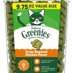 Greenies Feline Natural Dental Cat Treats Roasted Chicken Flavor 975 oz #1 vet-recommended clinically-proven oral ca (New)