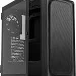 DARKROCK EC2 ATX Mid Tower Gaming Computer PC Case Type-C Ready Supports 50 Series Graphics Cards Tempered Glass Side (New)