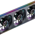 â€‹JONSBO ZA-360BR Reverse PC Case FanAll3-in-OneSingle Frame Unit 120mm ARGB FanPWMReverse Blade Silent Fans with (New)
