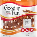 Good 'n' Fun Kabobs Long-Lasting Dog Treat Made With Real Protein 24 oz Premium Chicken Pork and Beef Hide Chew Suppo (New)