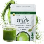 Encha Matcha Powder Organic Ceremonial Grade 60g/212oz Premium Japanese green tea powder first harvest stone-groun (New)