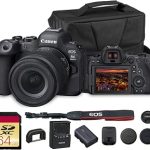 Canon EOS R6 Mark II Mirrorless Camera with 24-105mm Lens Bundle For Photography Video 24.2MP Full-Frame Mirrorless (New)
