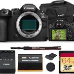 Canon EOS R6 Mark III Full-Frame Mirrorless Camera 7084C002 Bundle For Weddings Sports Creators 4K Video + 64GB M (New)