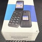 SIMBROS AT&T Smartflip 4052R Flip Phone Charcoal Black Locked to AT&T (New)