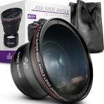 Altura Photo 58mm Wide Angle Lens with Macro for Canon Rebel T7 T6 EOS Fisheye Lens DSLR Accessory Compatible with T (New)
