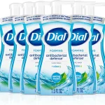Dial Antibacterial Foaming Hand Soap Spring Water 75 Fl Oz Pack of 6 Kills 9999% of bacteria gentle on skin with (New)