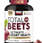 Force Factor Total Beets Ultimate Heart Health 1800mg Beet Root Capsules Blood Pressure Support Supplement with CoQ10 fo (New)
