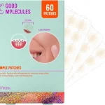 Good Molecules Pimple Patches Hydrocolloid Patches for Face 60 Count Ultra-thin hydrocolloid patches that remove impur (New)