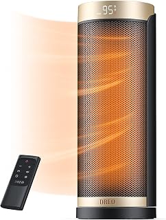 818x7g6vSEL._AC_UL320_ DREO Space Heaters for Indoor Use with Thermostat 1500W Electric Heaters Fast Heating Quiet Operation 70° Oscillatio (New) - Image 1