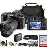 Panasonic Lumix G85 Mirrorless Camera with 12-60mm Lens 64GB Extreme PRO UHS-I SDXC Memory Card Professional 3 Piece F (New)