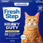 Fresh Step Advanced Heavy Duty Multi Cat Clumping Cat Litter 175 lb Heavy Duty Odor Control 3X Odor-Eliminating Car (New)