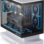 darkFlash FLOATRON F12025 Micro-ATX PC Case 270Â° Panoramic Floating Gaming Case Back Connect Support 3X ARGB PWM Fan (New)