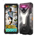 Ulefone Armor 34 Pro Plus 5G Rugged Smartphone with 150 Lumens Projector, 32GB+512GB ROM/2TB, 25500mAh 66W, Android 16, 6.95" 120Hz, 64MP+50MP+50MP 32MP...
