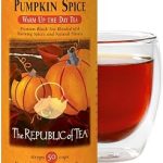 The Republic of Tea Pumpkin Spice Black Tea Caffeinated 50 Count Moderate caffeine. Full-bodied black tea with notes o (New)