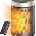 DREO Space Heater Portable Electric Heaters for Indoor Use with Thermostat 2026 Upgraded 34dB Quiet 12H Timer 5 Mod (New)